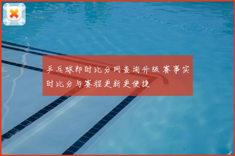 乒乓球即时比分网查询升级 赛事实时比分与赛程更新更便捷
